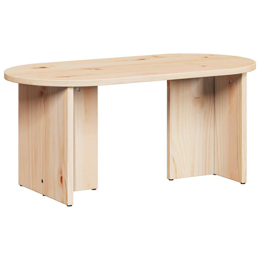 Coffee Table Natural 80 x 39.5 x 35 cm Solid Pine wood Coffee Table Natural 80 x 39.5 x 35 cm Solid Pine wood