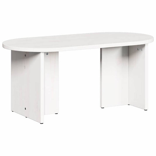 Coffee Table White 80 x 39.5 x 35 cm Solid Pine wood Coffee Table White 80 x 39.5 x 35 cm Solid Pine wood