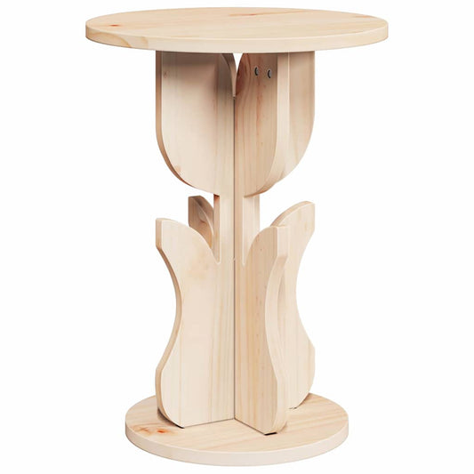 Coffee Table Natural 39.5 x 39.5 x 53.5 cm Solid pine wood Coffee Table Natural 39.5 x 39.5 x 53.5 cm Solid pine wood