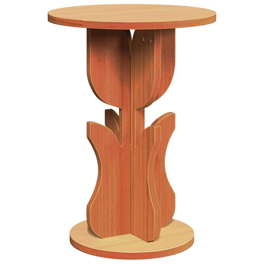 Coffee Table Wax Brown 39.5 x 39.5 x 53.5 cm Solid pine wood Coffee Table Wax Brown 39.5 x 39.5 x 53.5 cm Solid pine wood