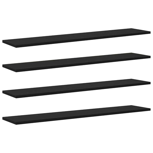 Bookshelf Board 3-Tier 4 pcs 100 x 20 x 1.5 cm Engineered Wood Bookshelf Board 3-Tier 4 pcs 100 x 20 x 1.5 cm Engineered Wood