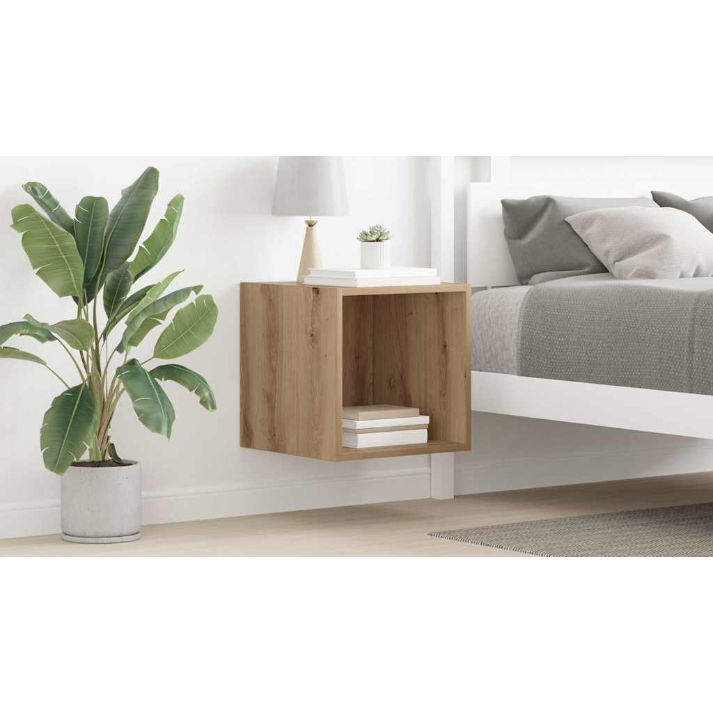 Wall Cabinet Artisan Oak 37 x 37 x 37 cm Engineered Wood