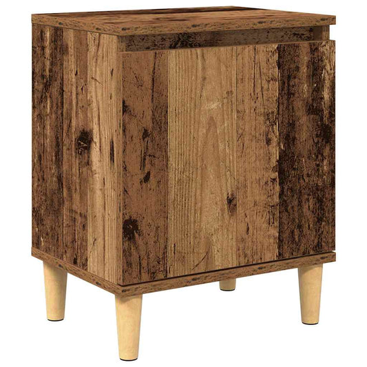 Bedside Cabinet Old Wood 40 x 30 x 50 cm Engineered Wood Bedside Cabinet Old Wood 40 x 30 x 50 cm Engineered Wood