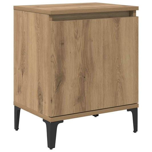 Bedside Cabinet Artisan Oak 40 x 30 x 50 cm Engineered Wood Bedside Cabinet Artisan Oak 40 x 30 x 50 cm Engineered Wood