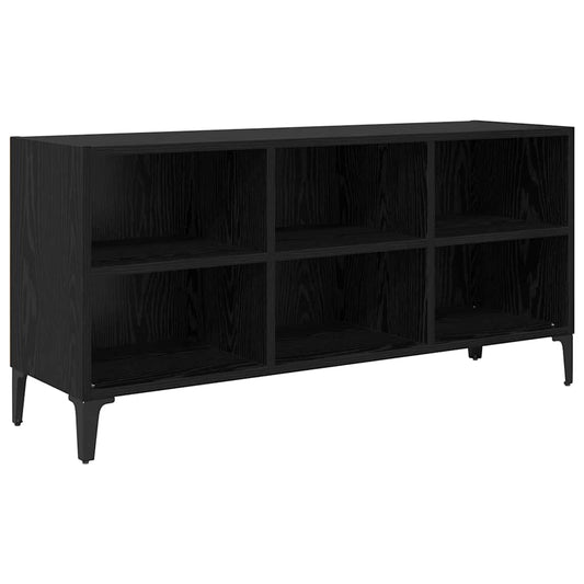 TV Cabinet Set Black 103.5 x 30 x 50 cm Engineered Wood TV Cabinet Set Black 103.5 x 30 x 50 cm Engineered Wood
