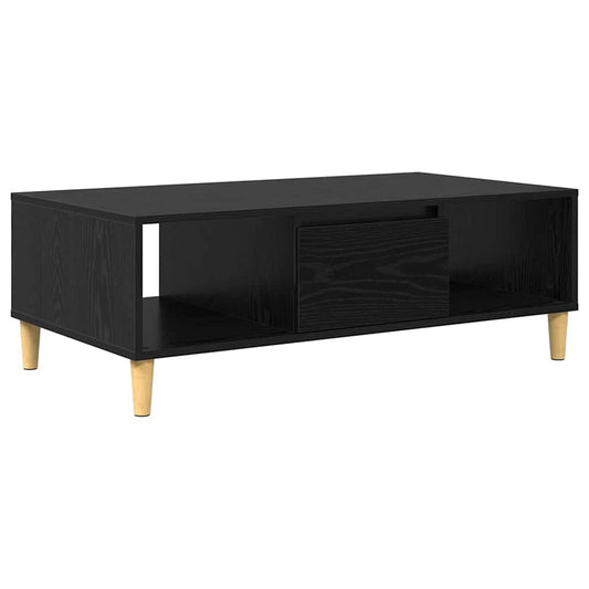Coffee Table Black Oak 102 x 55 x 35 cm Engineered Wood Coffee Table Black Oak 102 x 55 x 35 cm Engineered Wood