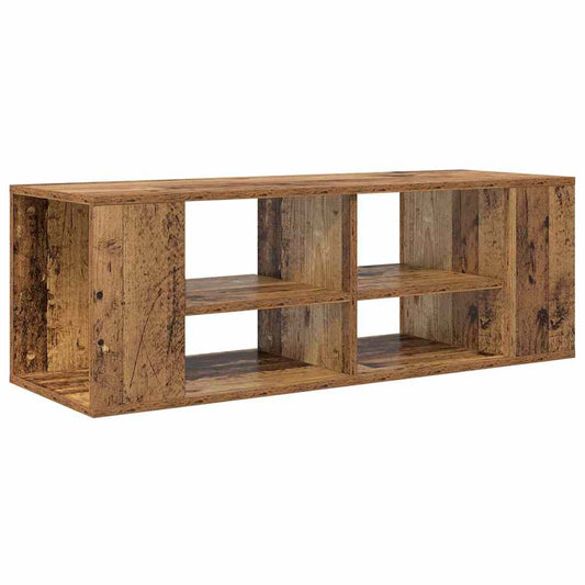 TV Cabinet Set Old Wood 102 x 35 x 35 cm Engineered Wood TV Cabinet Set Old Wood 102 x 35 x 35 cm Engineered Wood