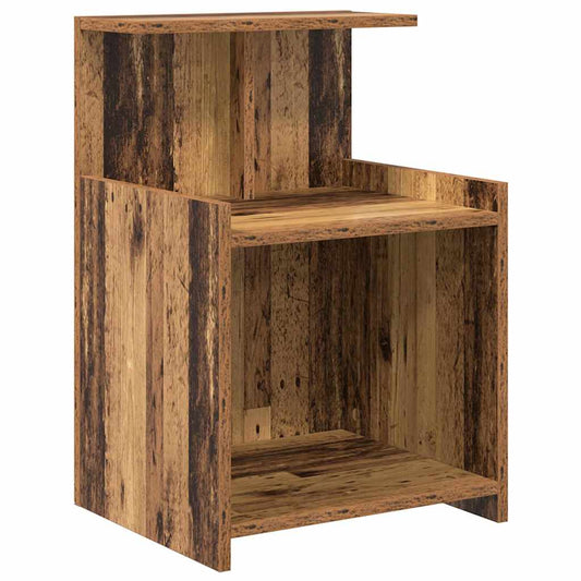 Bedside Cabinet Old Wood 40 x 35 x 60 cm Engineered Wood Bedside Cabinet Old Wood 40 x 35 x 60 cm Engineered Wood