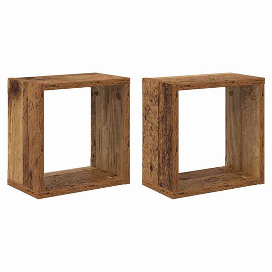 Wall Shelves with Shelf Wall-mounted Old Wood Engineered Wood Wall Shelves with Shelf Wall-mounted Old Wood Engineered Wood