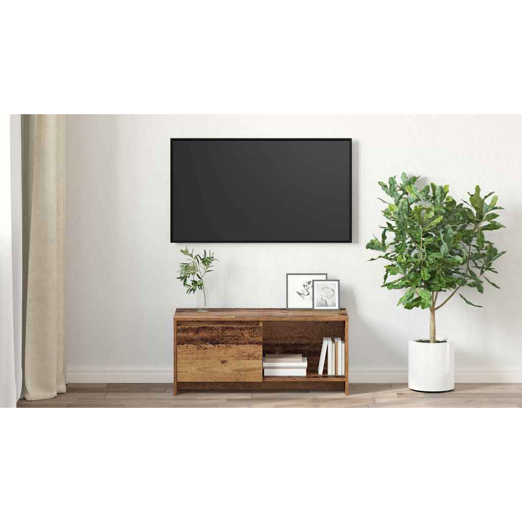TV Cabinet Set Old Wood 90 x 35 x 40 cm Engineered Wood