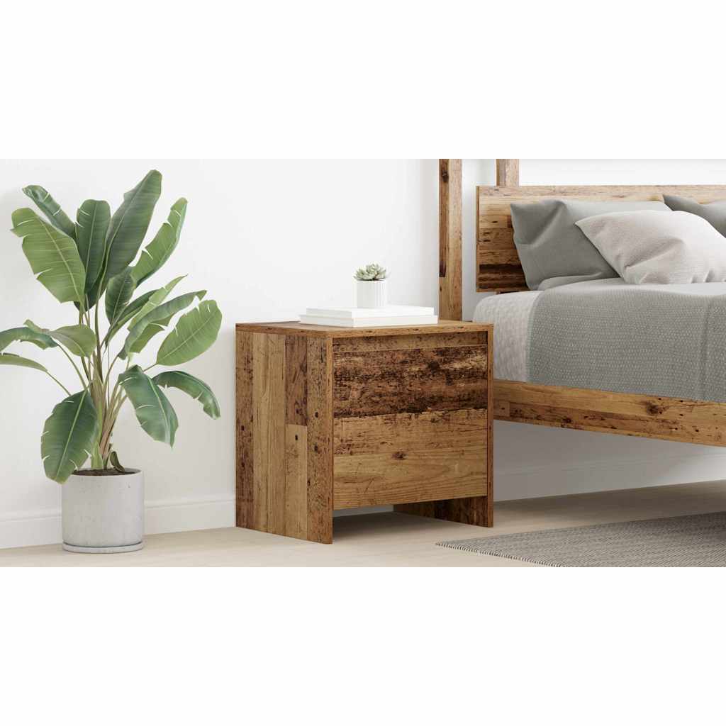 Bedside Cabinet Old Wood 45 x 34 x 44.5 cm Engineered Wood