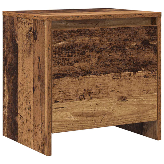 Bedside Cabinet Old Wood 45 x 34 x 44.5 cm Engineered Wood Bedside Cabinet Old Wood 45 x 34 x 44.5 cm Engineered Wood