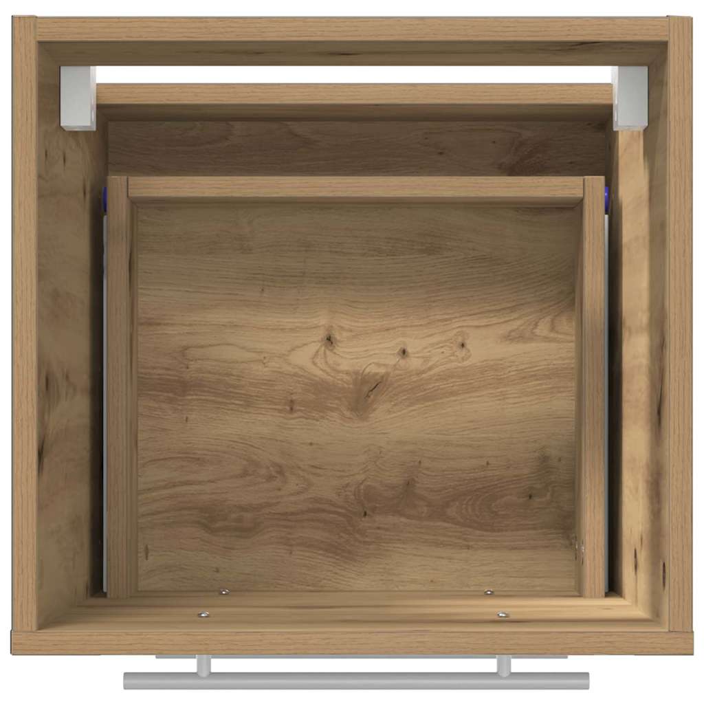 Bathroom Furniture Set with Drawer Brown 41 x 38.5 x 48 cm