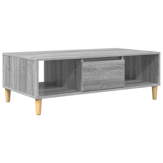 Coffee Table Grey Sonoma 102 x 55 x 35 cm Engineered Wood Coffee Table Grey Sonoma 102 x 55 x 35 cm Engineered Wood