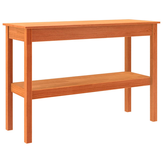 Console Table Wax brown 110 x 40 x 75 cm Solid pine wood Console Table Wax brown 110 x 40 x 75 cm Solid pine wood