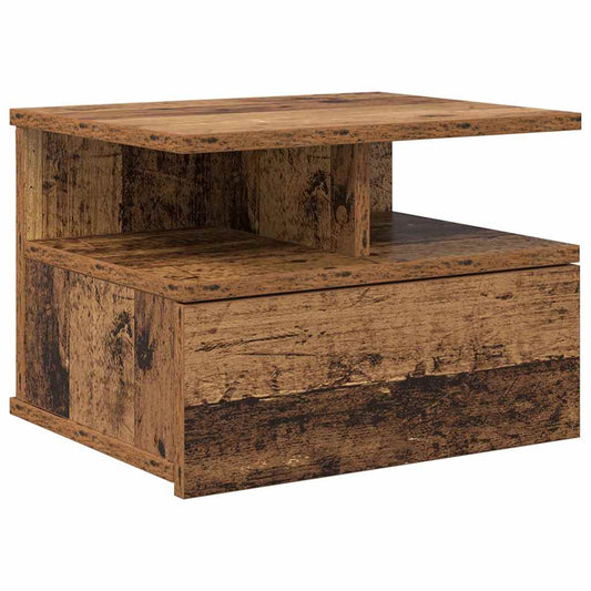 Floating Nightstand Old Wood 40 x 31 x 28 cm Engineered Wood Floating Nightstand Old Wood 40 x 31 x 28 cm Engineered Wood