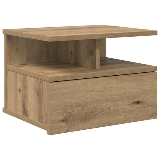 Floating Nightstand Artisan Oak 40 x 31 x 28 cm Engineered Wood Floating Nightstand Artisan Oak 40 x 31 x 28 cm Engineered Wood