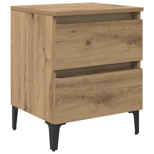 Bedside Cabinet Artisan oak 40 x 35 x 50 cm Engineered wood Bedside Cabinet Artisan oak 40 x 35 x 50 cm Engineered wood