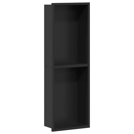 Shower Niche Black 60 x 20 x 9.5 cm Stainless Steel Shower Niche Black 60 x 20 x 9.5 cm Stainless Steel