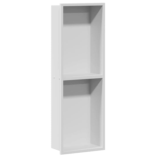 Shower Niche White 60 x 20 x 9.5 cm Stainless Steel Shower Niche White 60 x 20 x 9.5 cm Stainless Steel
