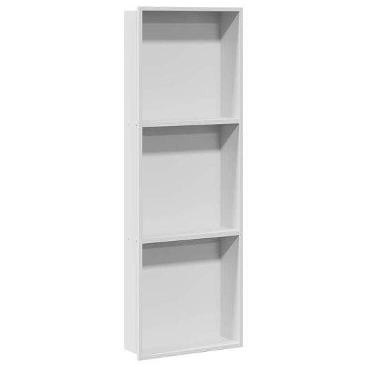 Shower Niche White 90 x 30 x 9.5 cm Stainless Steel Shower Niche White 90 x 30 x 9.5 cm Stainless Steel