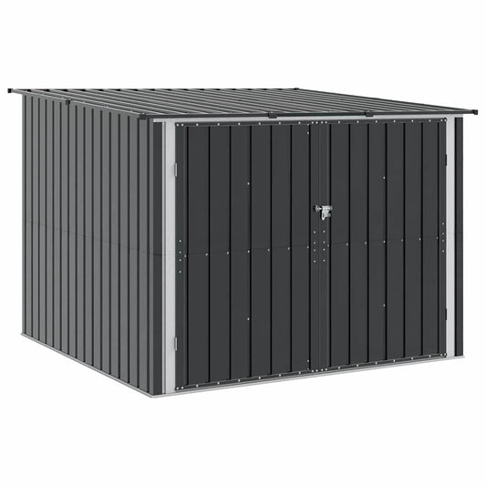 Bike Shed 3 pcs Anthracite 216 x 207 x 158 cm Metal Bike Shed 3 pcs Anthracite 216 x 207 x 158 cm Metal