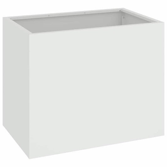 Garden Planter White 50 x 32 x 40 cm Cold-rolled Steel Garden Planter White 50 x 32 x 40 cm Cold-rolled Steel