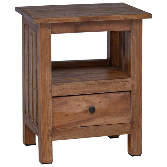 Bedside Table Brown 41 x 30 x 50 cm Solid Mahogany Wood Bedside Table Brown 41 x 30 x 50 cm Solid Mahogany Wood