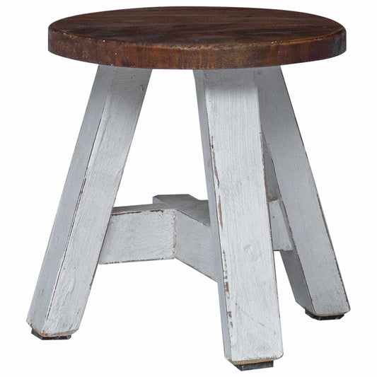 Stool Natural 22 x 22 x 24 cm Mahogany Wood Stool Natural 22 x 22 x 24 cm Mahogany Wood