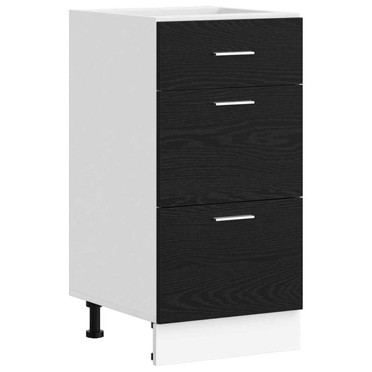 Kitchen Base Cabinet Black Oak 40 x 46 x 81.5 cm Kitchen Base Cabinet Black Oak 40 x 46 x 81.5 cm