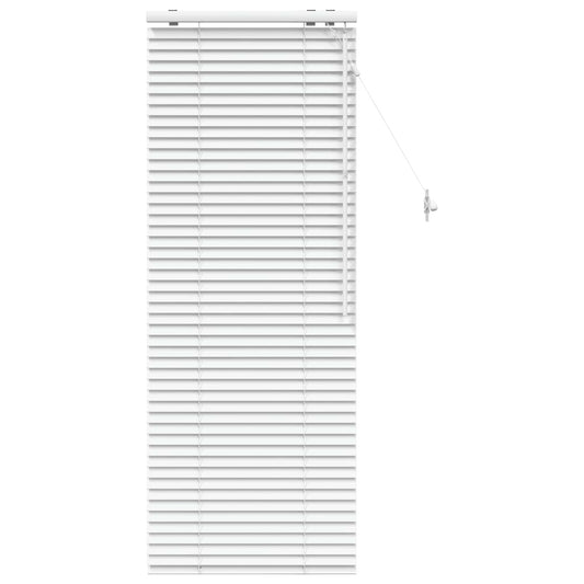 Venetian Blind White 55 x 160 cm 35 mm Solid Paulownia Wood Venetian Blind White 55 x 160 cm 35 mm Solid Paulownia Wood