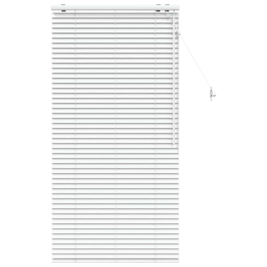 Venetian Blind White 85 x 160 cm 35 mm Solid Paulownia Wood Venetian Blind White 85 x 160 cm 35 mm Solid Paulownia Wood