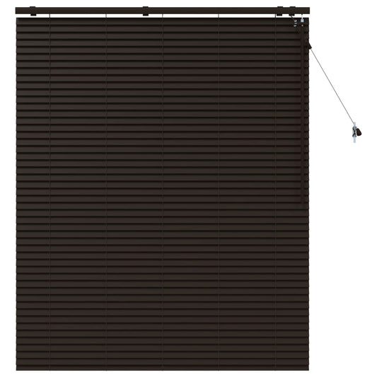 Venetian Blind Dark Brown 135 x 160 cm 35 mm Venetian Blind Dark Brown 135 x 160 cm 35 mm