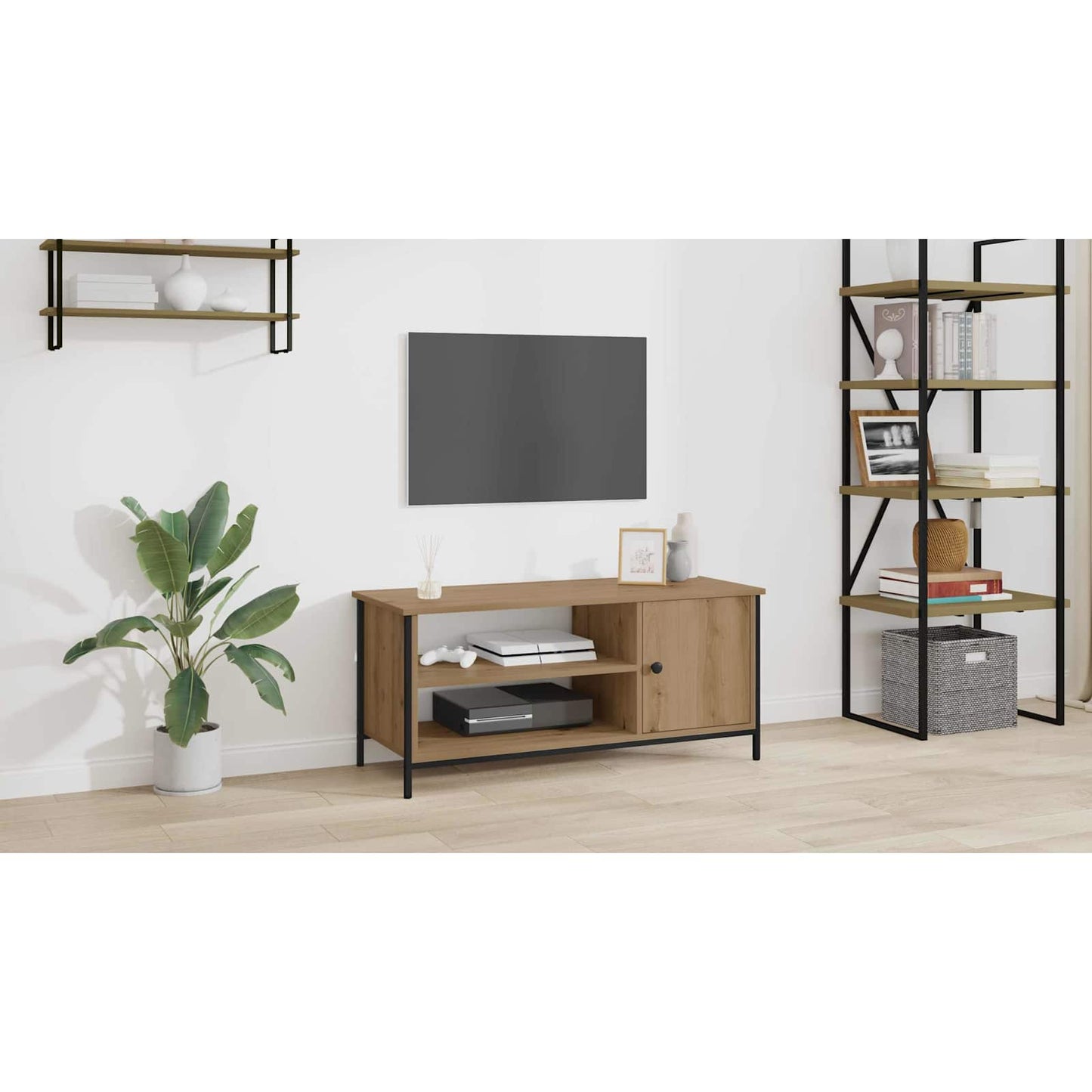 TV Cabinet Artisan Oak 100 x 40 x 45 cm Engineered Wood