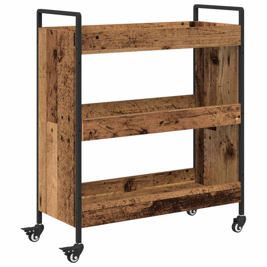 Kitchen Trolley Old Wood 70 x 30 x 82 cm Engineered Wood Kitchen Trolley Old Wood 70 x 30 x 82 cm Engineered Wood
