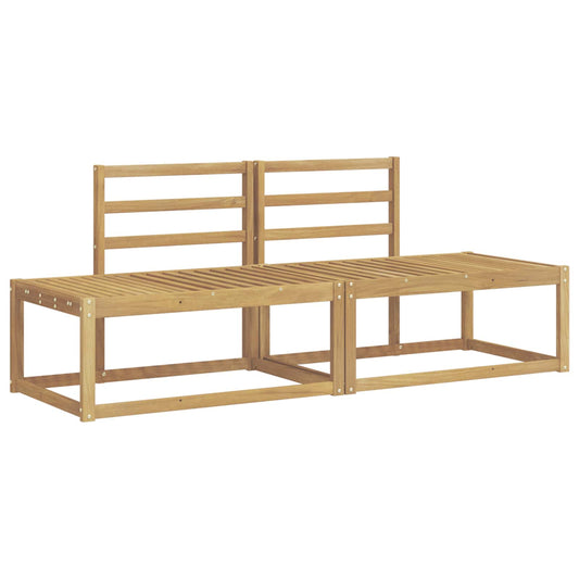 Outdoor Sofa Set 2 pcs White Solid Acacia Wood Outdoor Sofa Set 2 pcs White Solid Acacia Wood