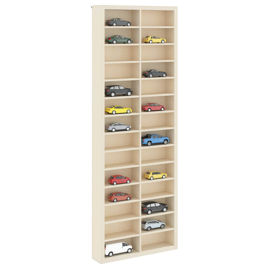 Wall Display Case Beige 21 x 4.5 x 59 cm Engineered Wood Wall Display Case Beige 21 x 4.5 x 59 cm Engineered Wood