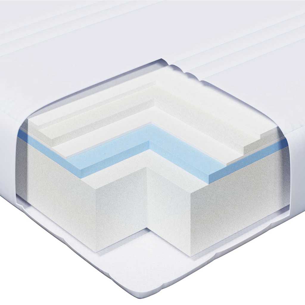 Foam Mattress Manual White 80 x 200 cm Foam