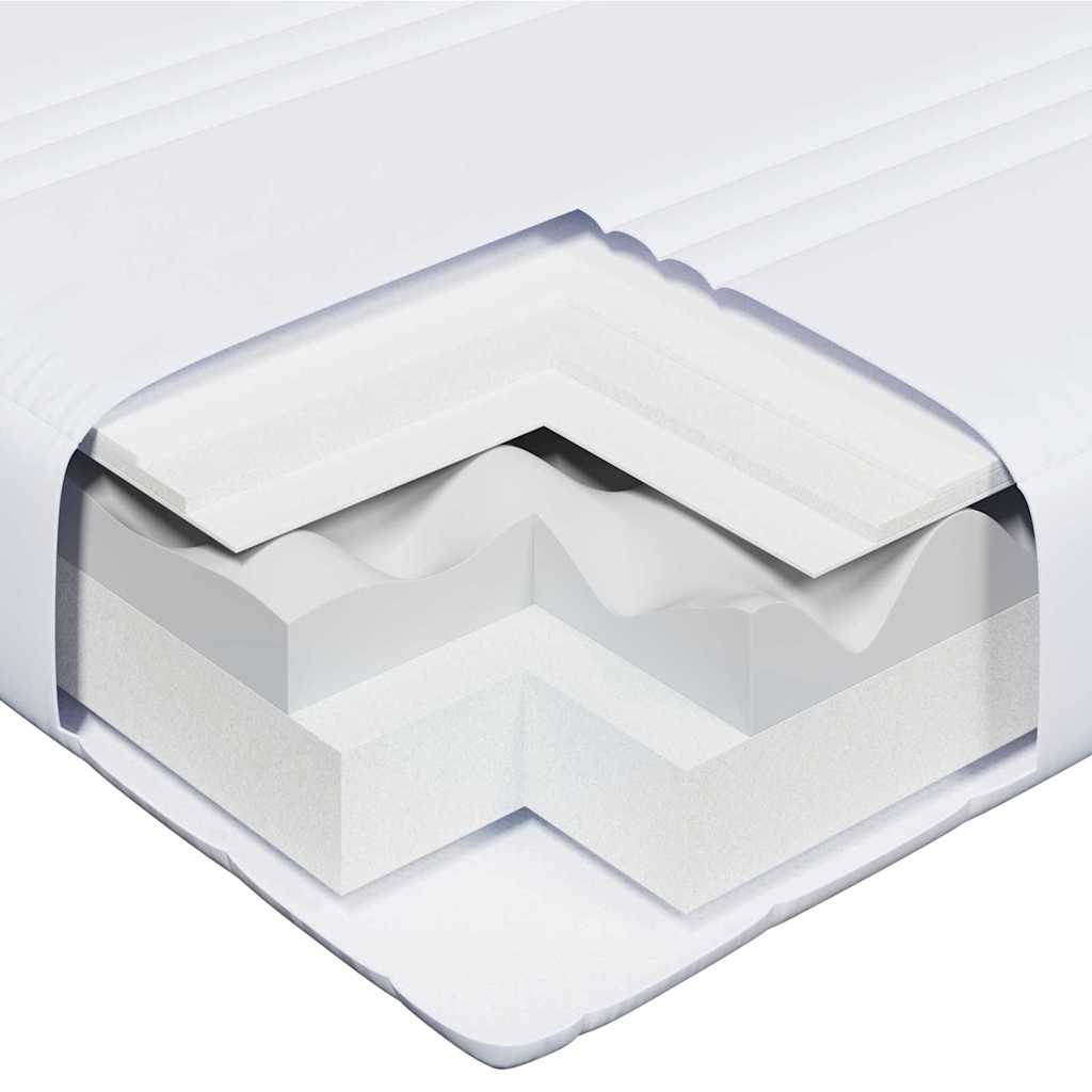Foam Mattress Manual White 80 x 200 cm Foam
