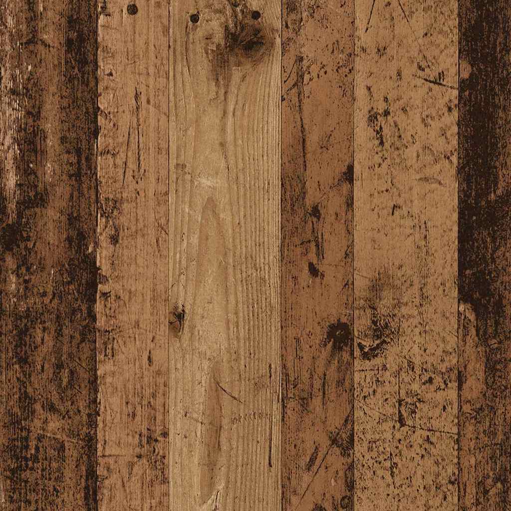 Coat Rack with Shelf Old Wood 75 x 34 x 184 cm Engineered wood