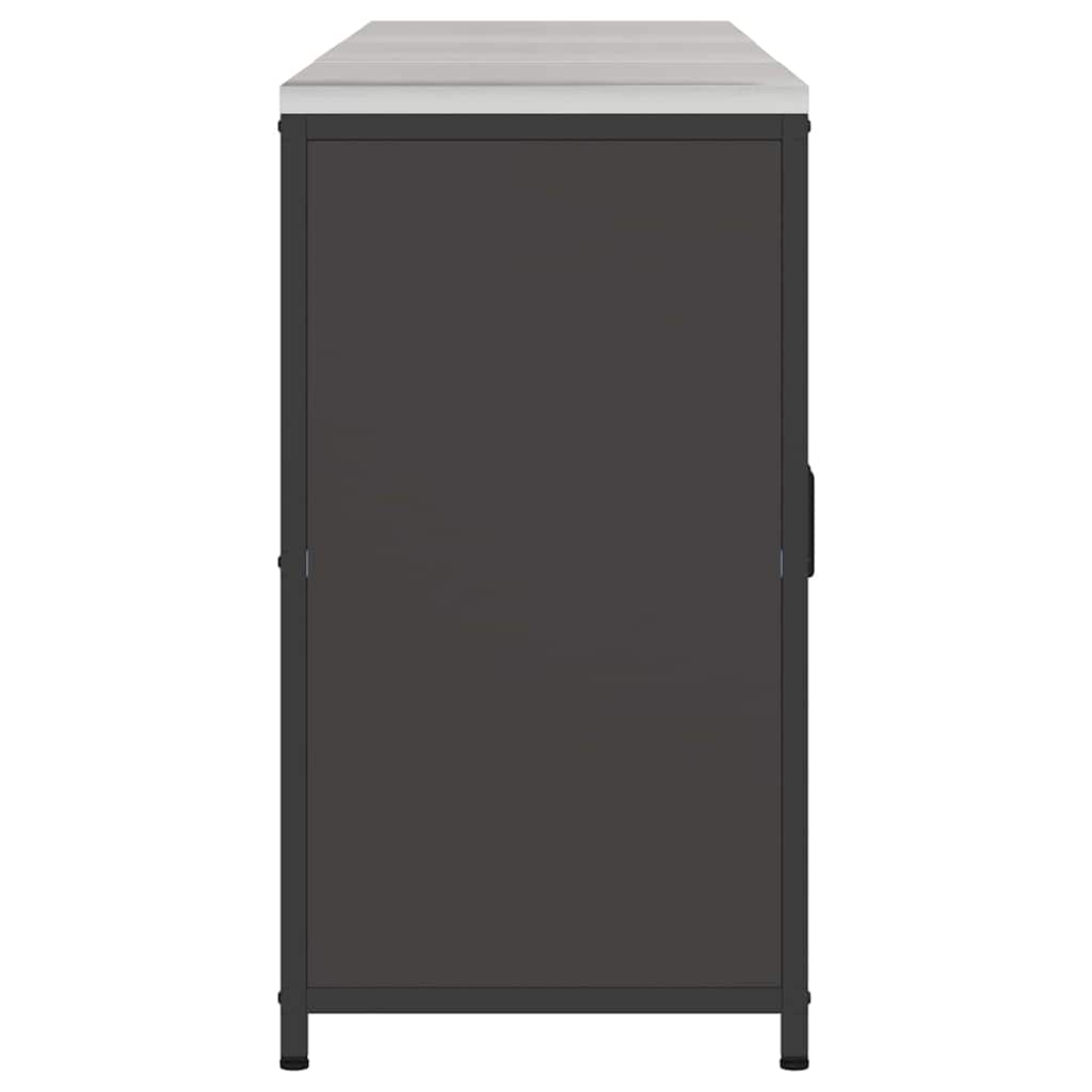 Kitchen Storage Set HATTEM 3 pcs Black Cold-rolled Steel