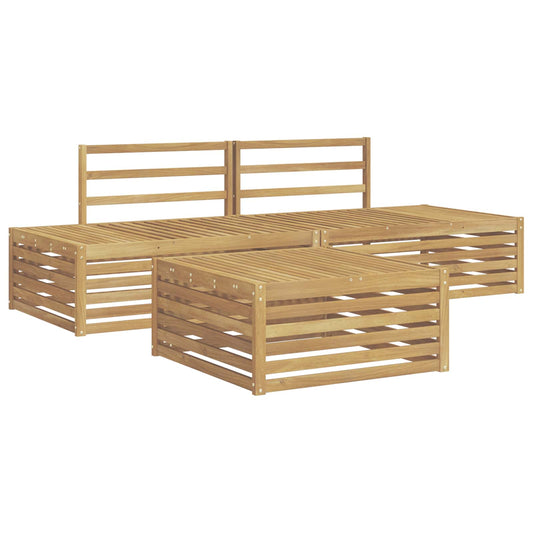 4 pcs Outdoor Sofa Set White 4 pcs Outdoor Sofa Set White