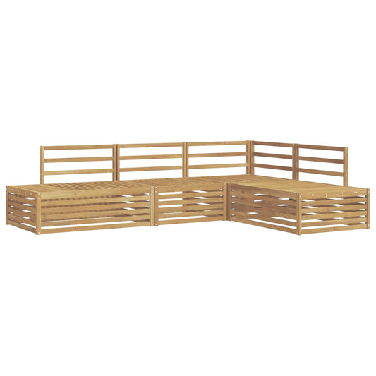 5 pcs Outdoor Sofa Set White 5 pcs Outdoor Sofa Set White