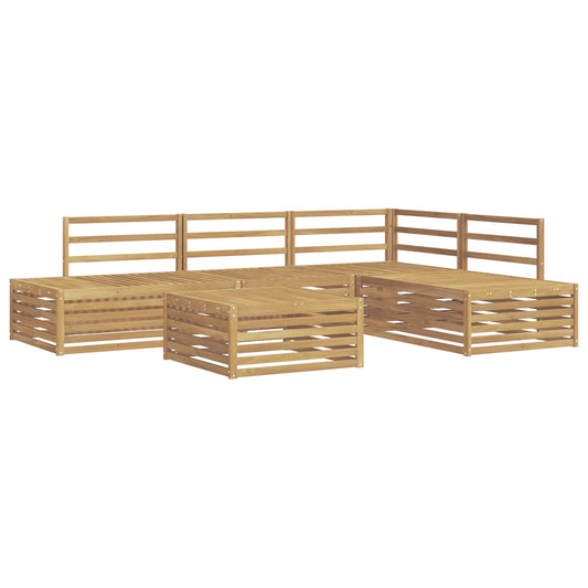 6 pcs Outdoor Sofa Set White 6 pcs Outdoor Sofa Set White