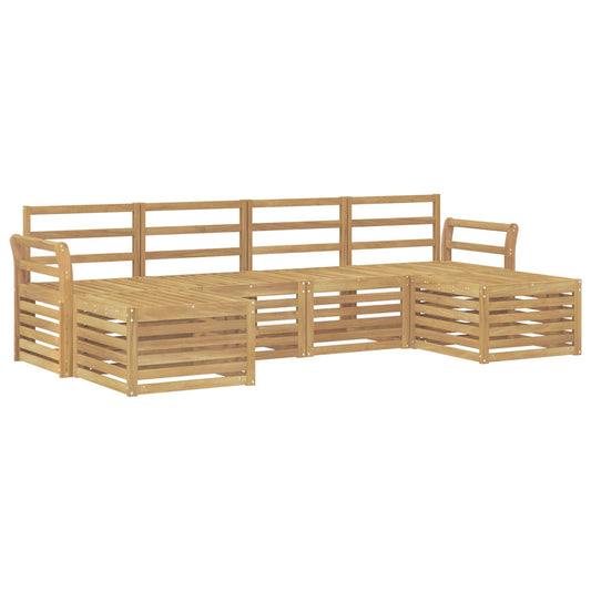 Outdoor Sofa Set 6 pcs White 253 x 122.5 x 73 cm Outdoor Sofa Set 6 pcs White 253 x 122.5 x 73 cm