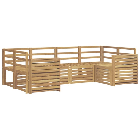 Outdoor Sofa Set 6 pcs White 245 x 132.5 x 73 cm Outdoor Sofa Set 6 pcs White 245 x 132.5 x 73 cm