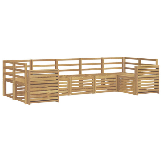 Outdoor Sofa Set 7 pcs White 304 x 132.5 x 73 cm Outdoor Sofa Set 7 pcs White 304 x 132.5 x 73 cm