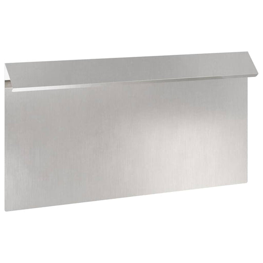 Snail Fence 16 pcs 50 x 3.5 x 25 cm Stainless Steel Silver Snail Fence 16 pcs 50 x 3.5 x 25 cm Stainless Steel Silver