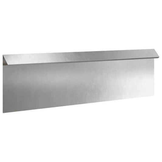 Snail Fence 100 x 3.5 x 25 cm Stainless Steel Silver Snail Fence 100 x 3.5 x 25 cm Stainless Steel Silver