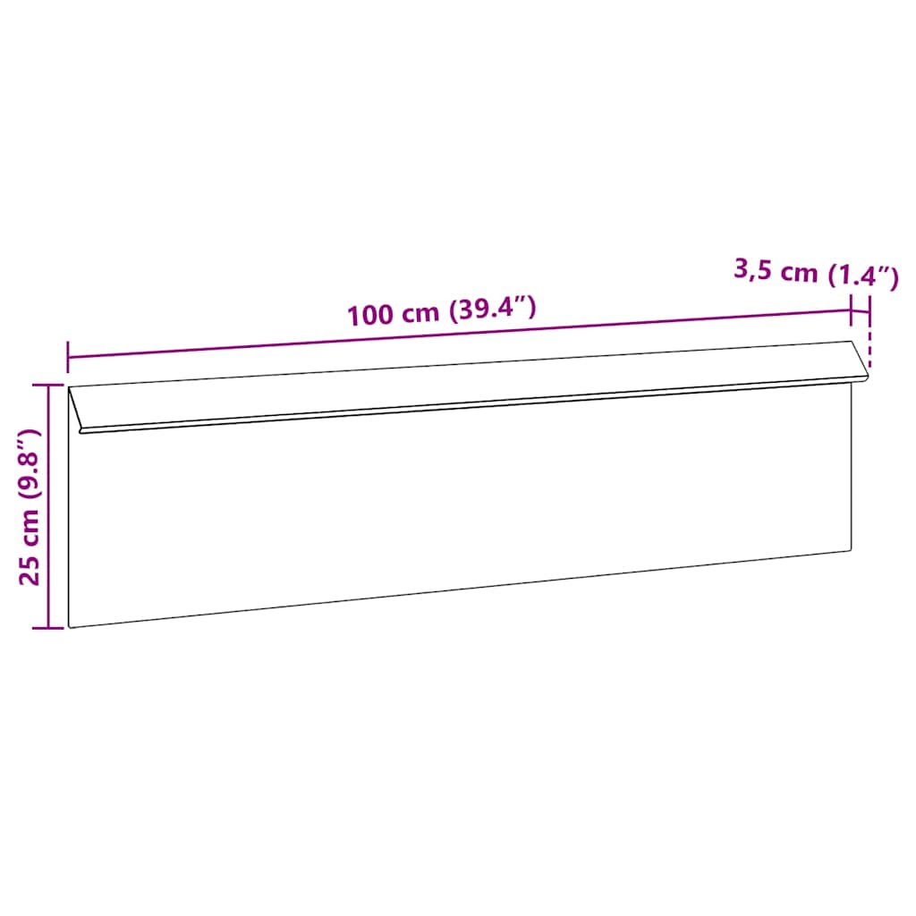 Snail Fence 4 pcs 100 x 3.5 x 25 cm Stainless Steel Silver